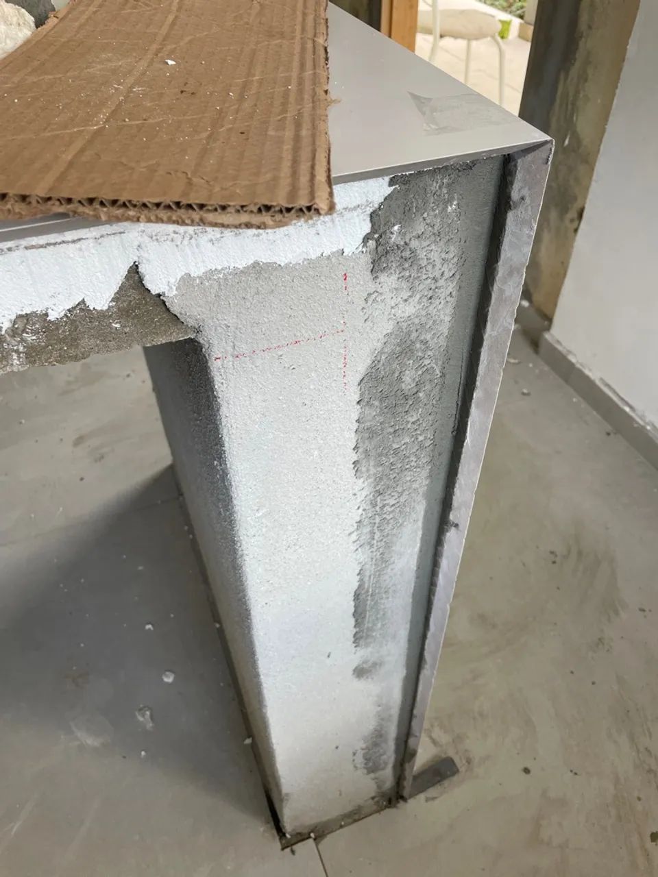 Bancada em porcelanato branco  - Foto 2