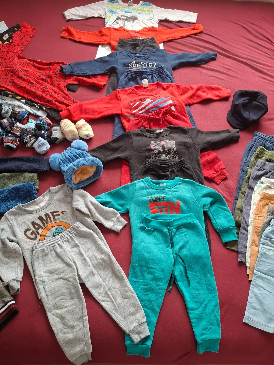 Lotinho de roupas de frio 1 ano