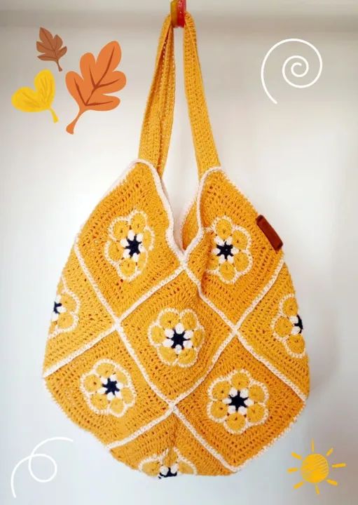 Bolsa em crochê eco bag estilo - Foto 3
