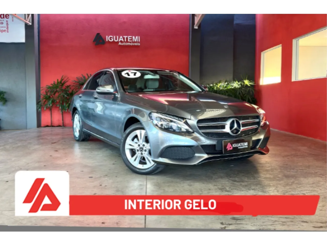 Mercedes-benz C 180 2017 1.6 cgi 16v turbo flex 4p automático