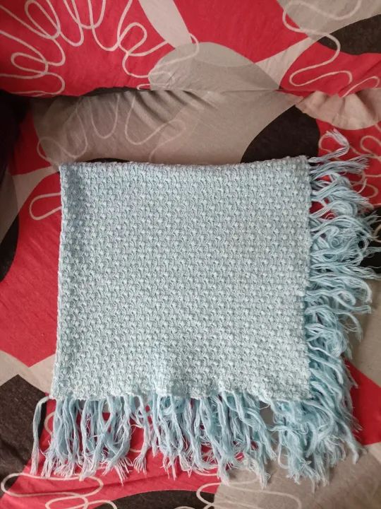 Manta de bebê em crochê