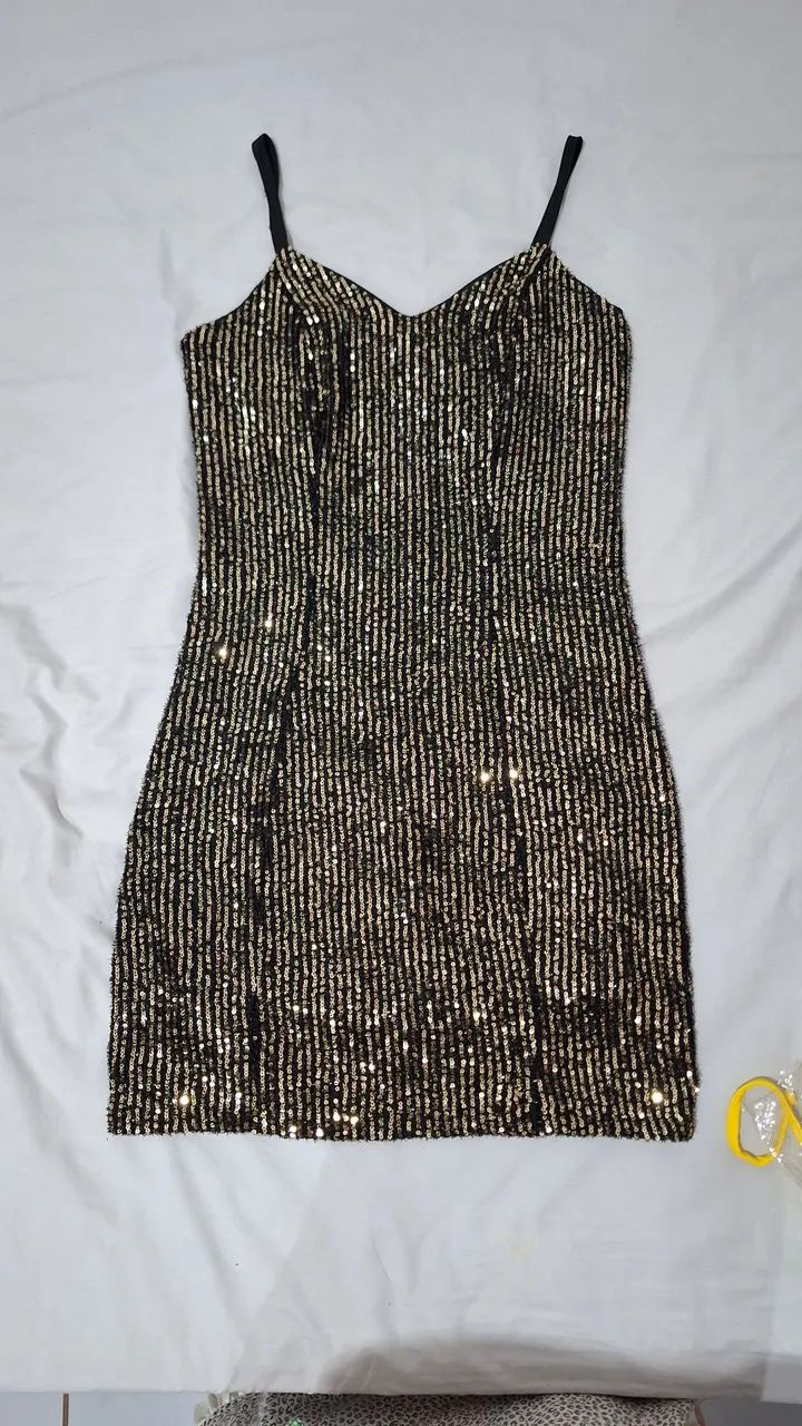 Vestido paetê P - Foto 2