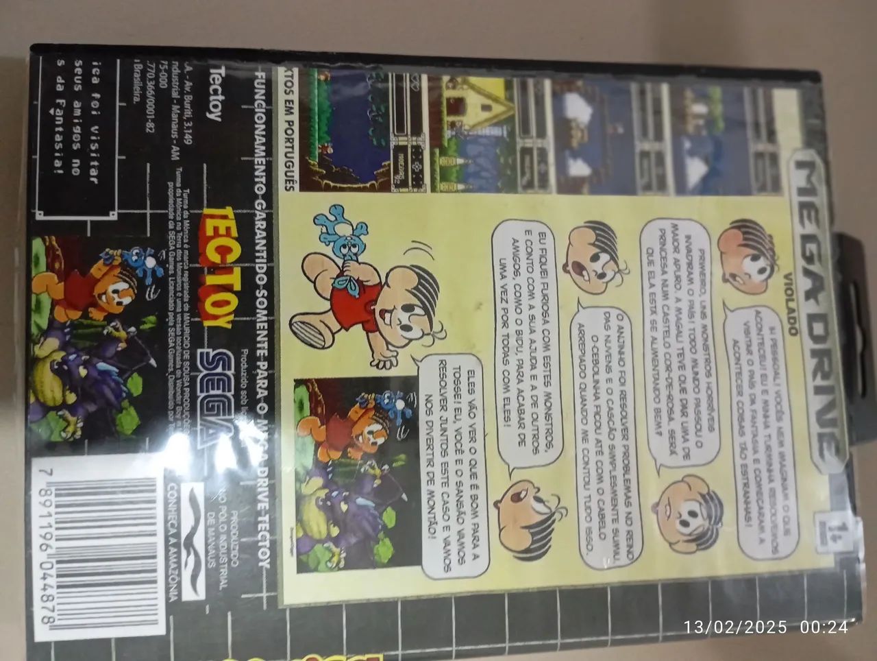 Vendo Cartucho Original de Mônica na Terra dos Monstros para Mega Drive com Capa!<br> - Foto 2