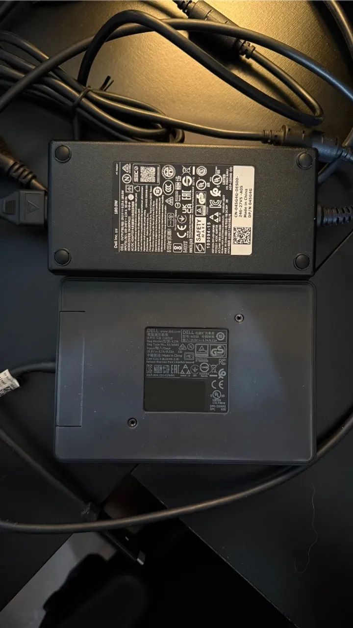 Dock Station Dell WD15 | Usada, mas funcionando perfeitamente! - Foto 3