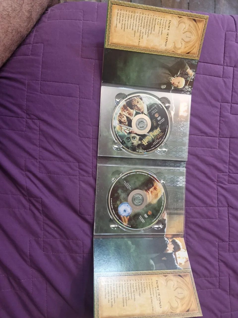 DVD  DUPLO de Harry Potter e a Câmara Secreta seminovo - Foto 4