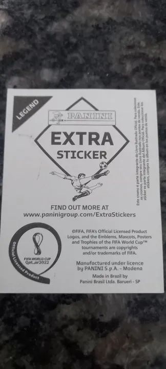 Figurinha do Robert Lewandowski - Panini Extra Sticker - Foto 3