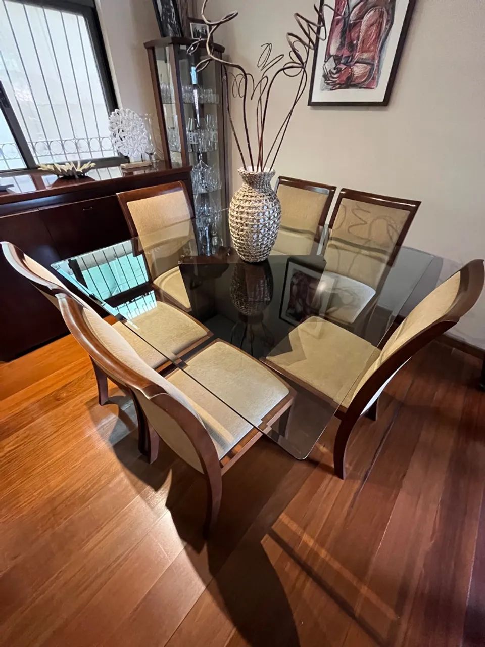 Mesa de Jantar com 6 Cadeiras - 1,30 x 1,30 - Foto 2