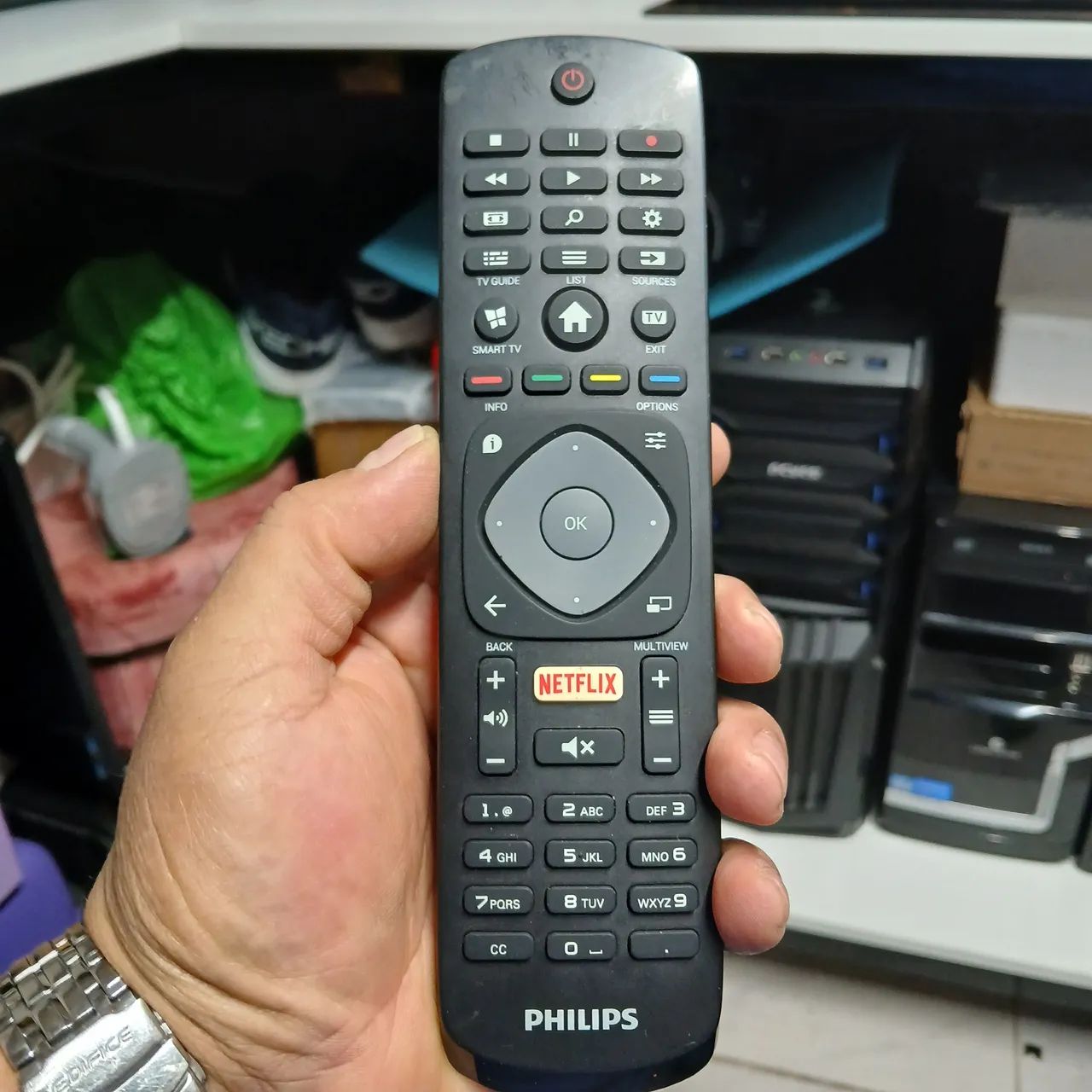 Vendo esse controle remoto original da Philips Smart 