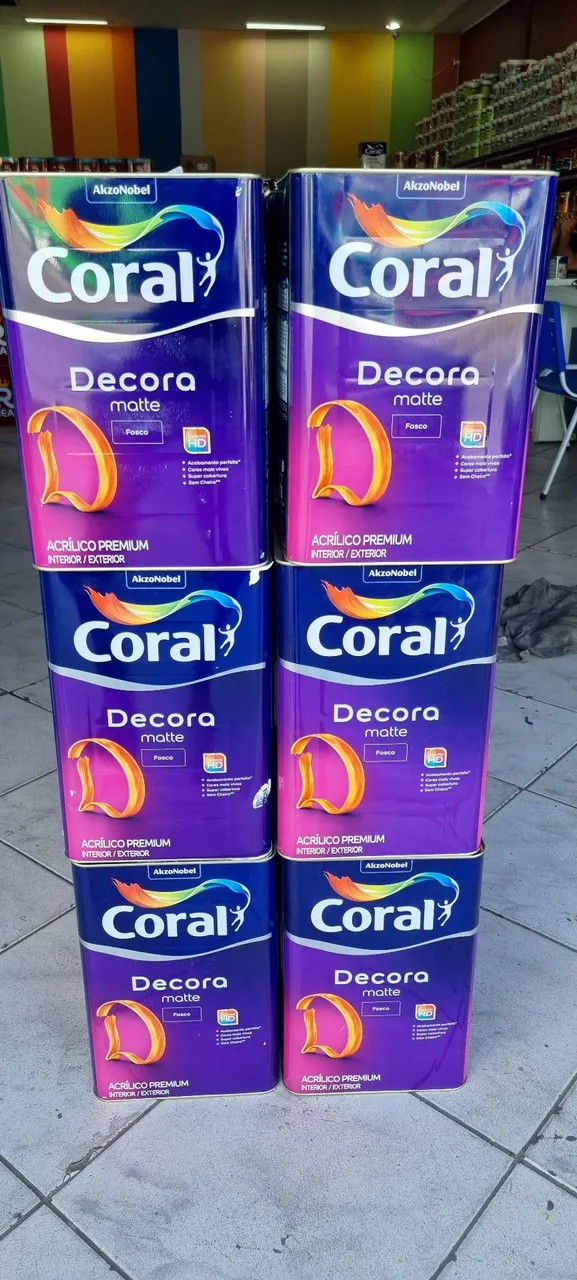 Tintas Coral Decora Matte - Cores incríveis!