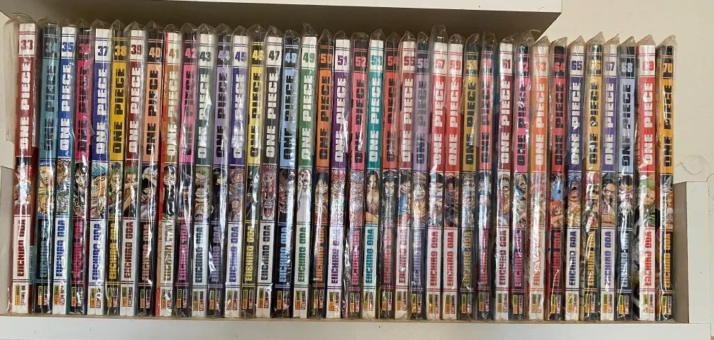 Coleção Completa de Mangás One Piece + Todos os Databook - Livros