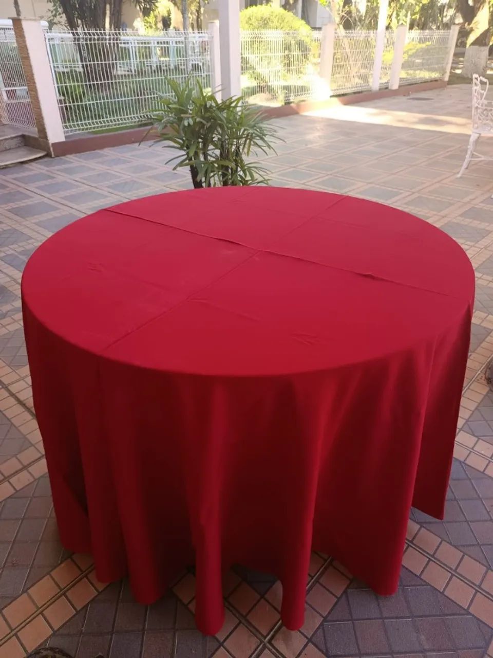 Toalha De Mesa Redonda 1,10m Diâmetro. - Foto 3