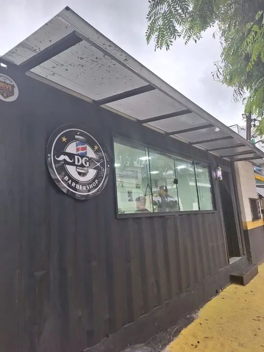 Barbearia Container -  Novo, moderno e completo!