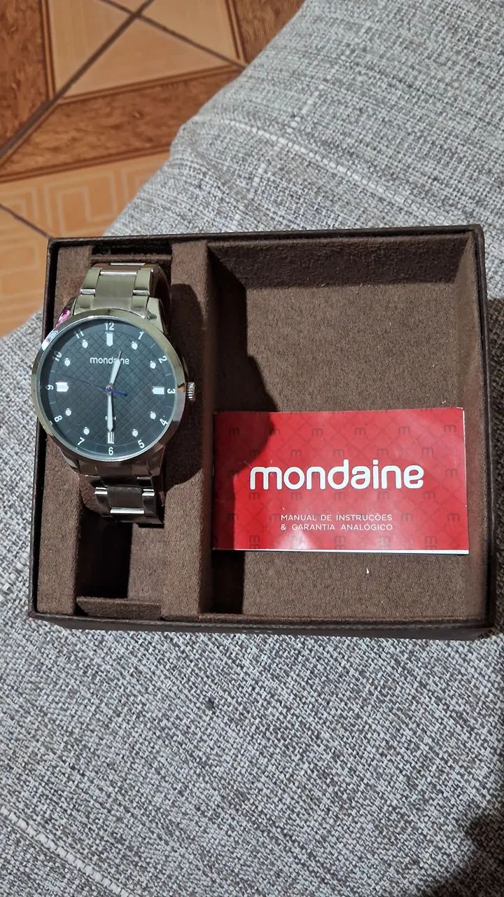 Relógio Mondaine Masculino Prata