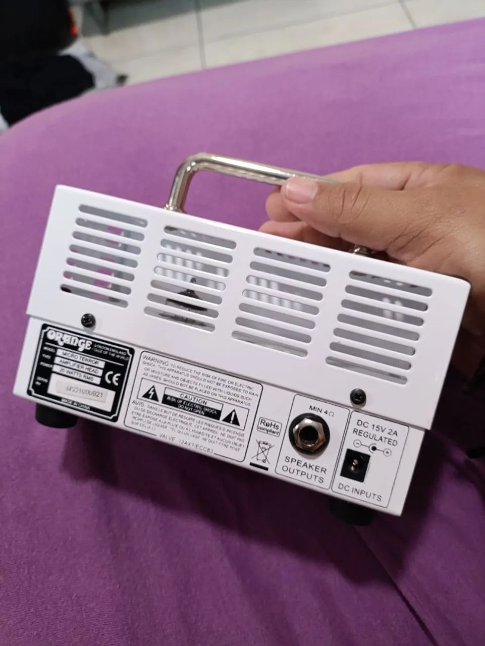 Amplificador Orange Micro Terror 20w pré valvulado - Foto 3