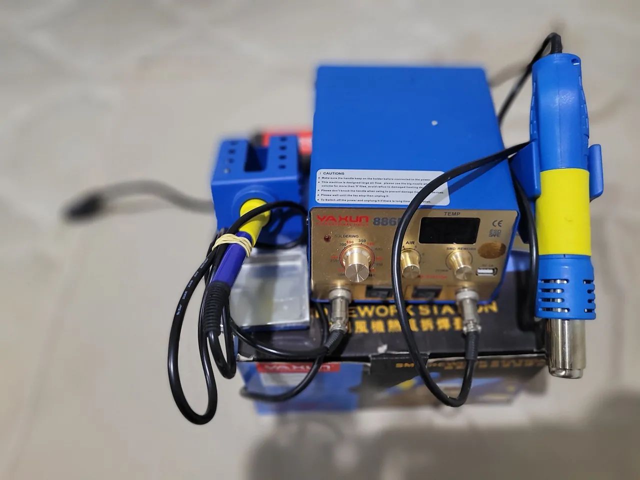 Estação de solda e ar quente. - Foto 3