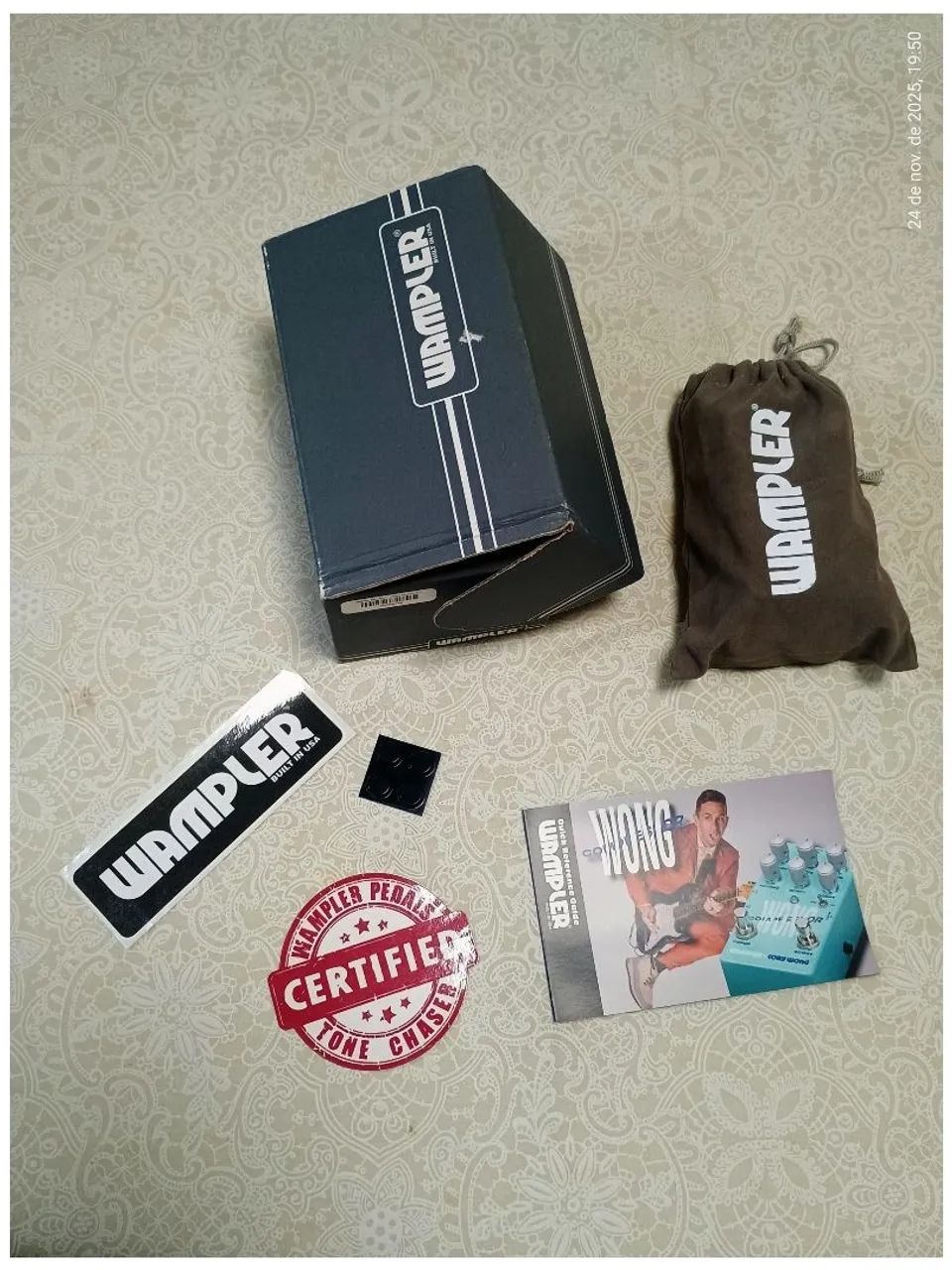 Pedal Wampler Cory Wong Compressor/Direct Box (Completo