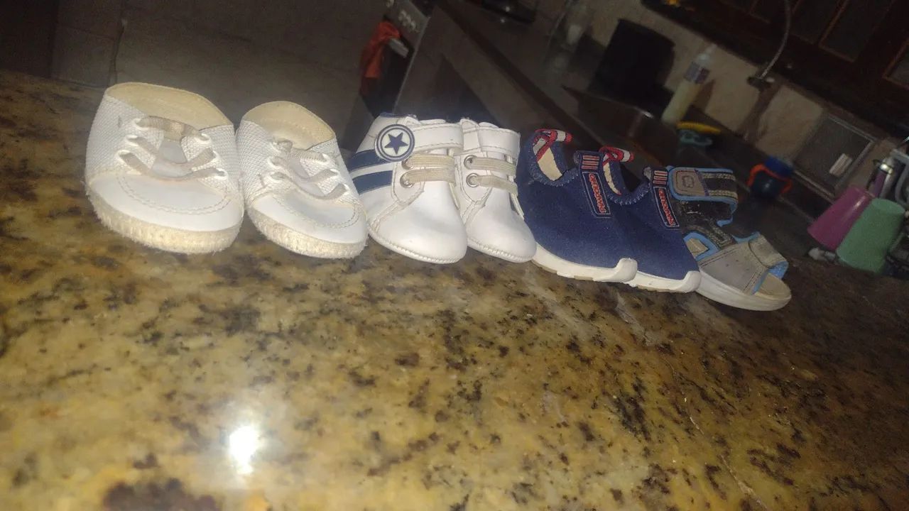 Kit de Sapatos para Bebê - 4 pares