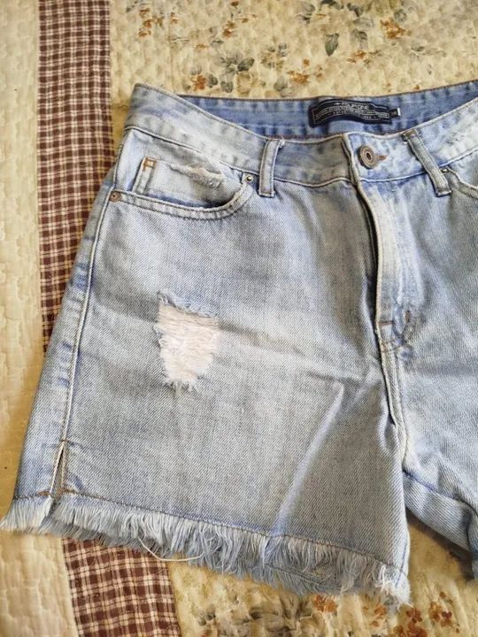 Short Jeans Desfiado - Foto 2
