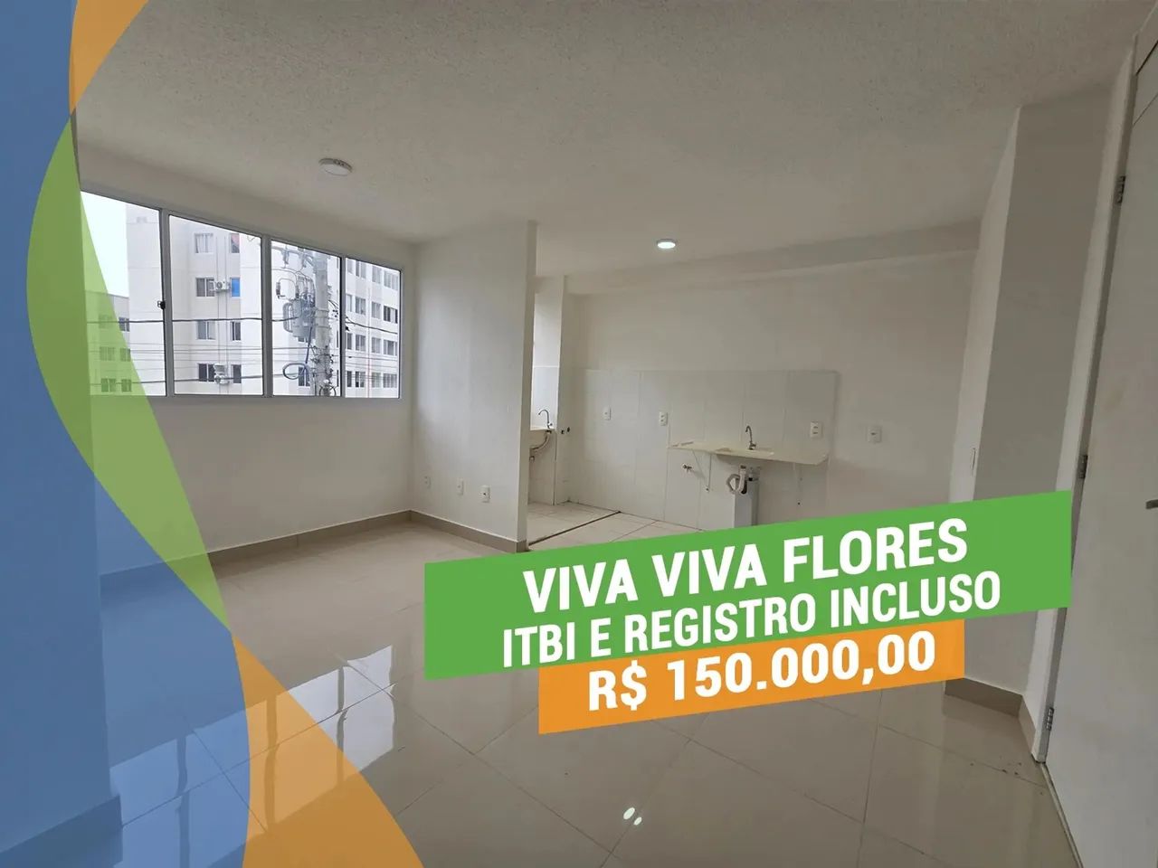 Viva Vida Flores - 2 Quartos - Av. das Flores