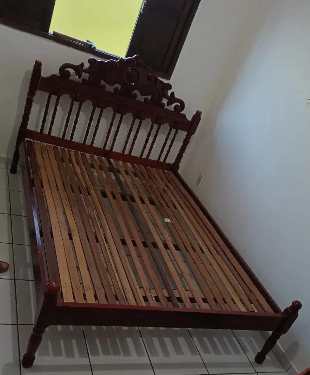 cama de casal de madeira  - Foto 2