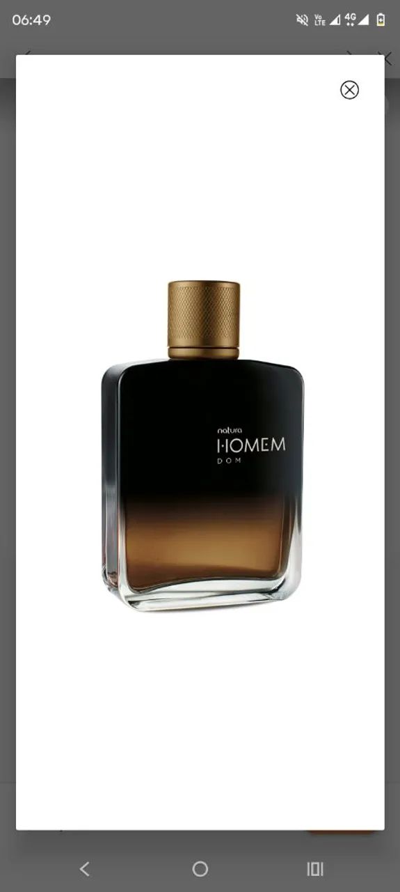 Natura homem dom 100ml masculino originais e lacrados perfumes 