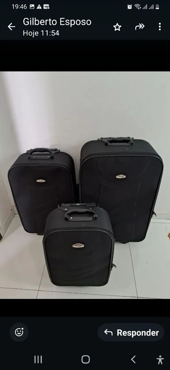Conjunto mala de viagens