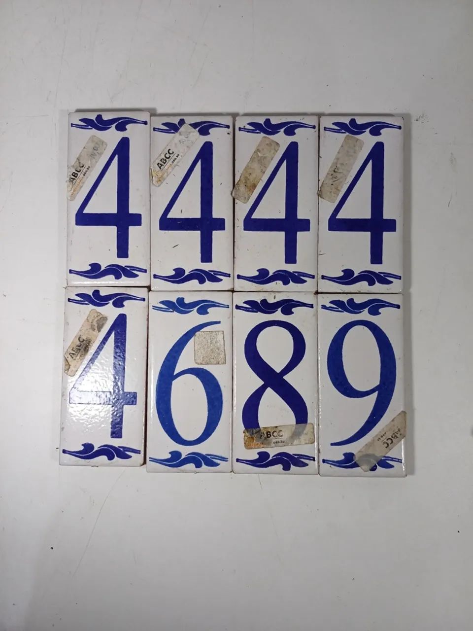 Números para casa em cerâmica