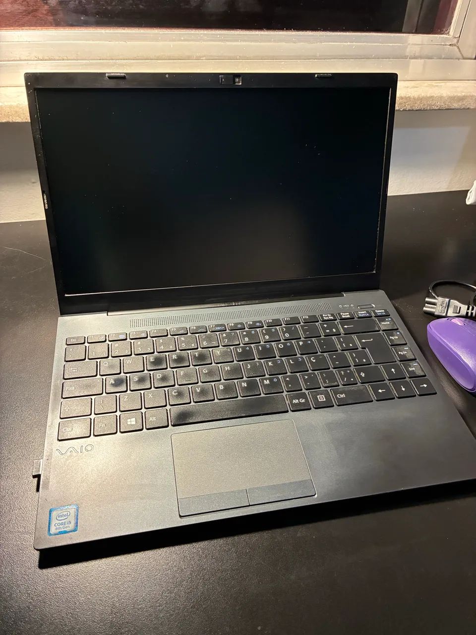 Notebook Vaio FE14 Intel Core i5 8g SSD 256gb com cabos originais + mouse sem fio - Foto 3