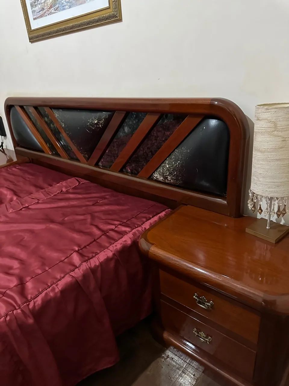 Cama Casal Completa com Cabeceira e Criados - Foto 3
