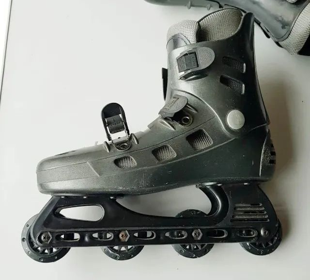 Para Manutenção ou Aproveitamento! Patins Roller Inline - Usado  - Foto 3