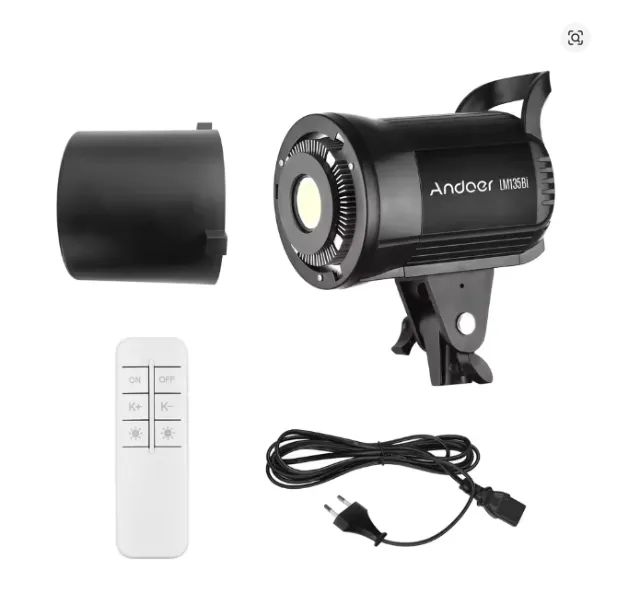Iluminador Cob Led Andoer LM135bi - Fotografia Profissional - Foto 3