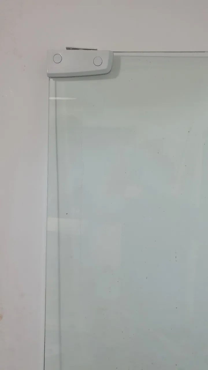 Porta de vidro 8mm completa em perfeito estado - Foto 3