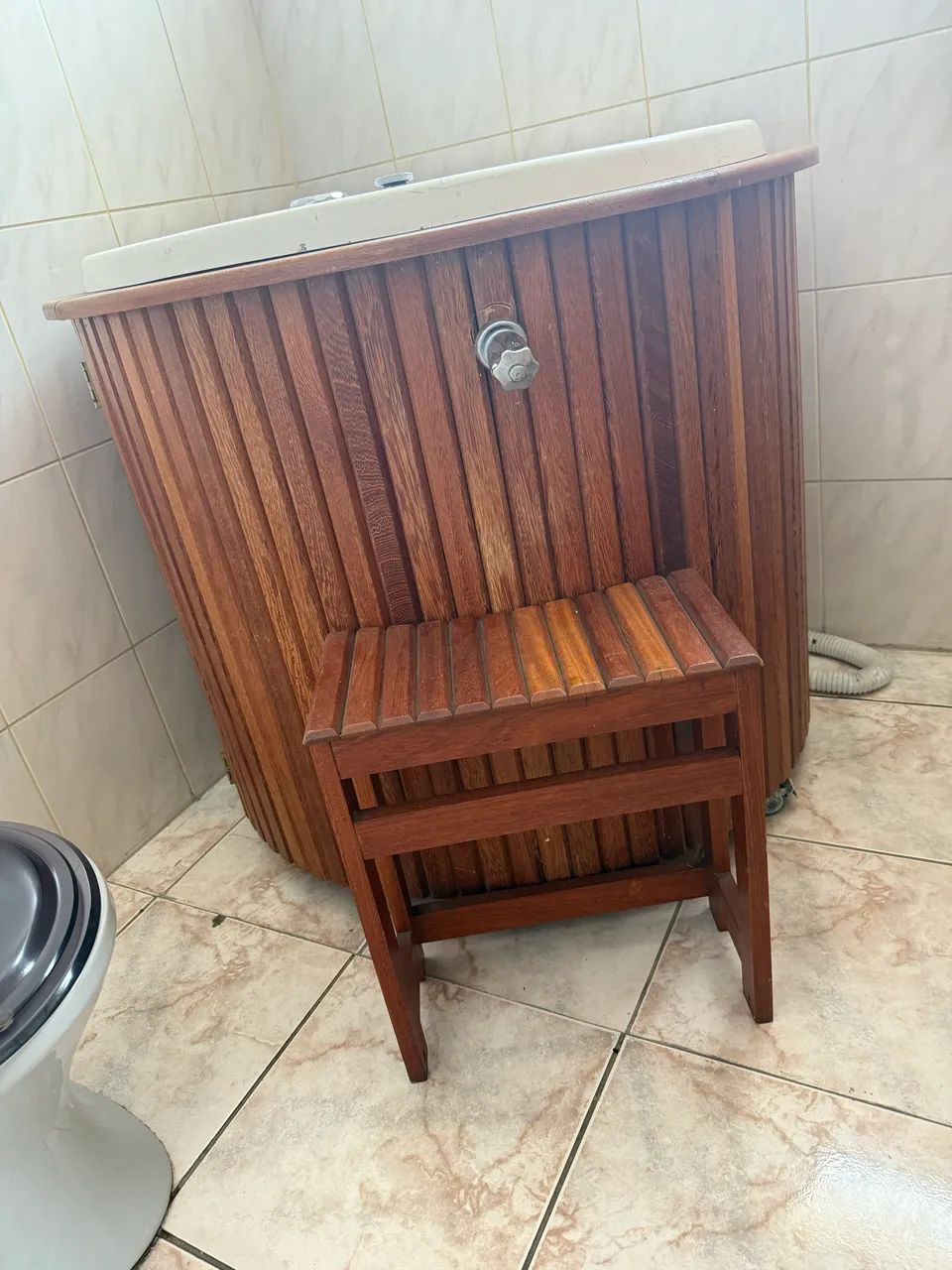 Ofurô de madeira  - Foto 3