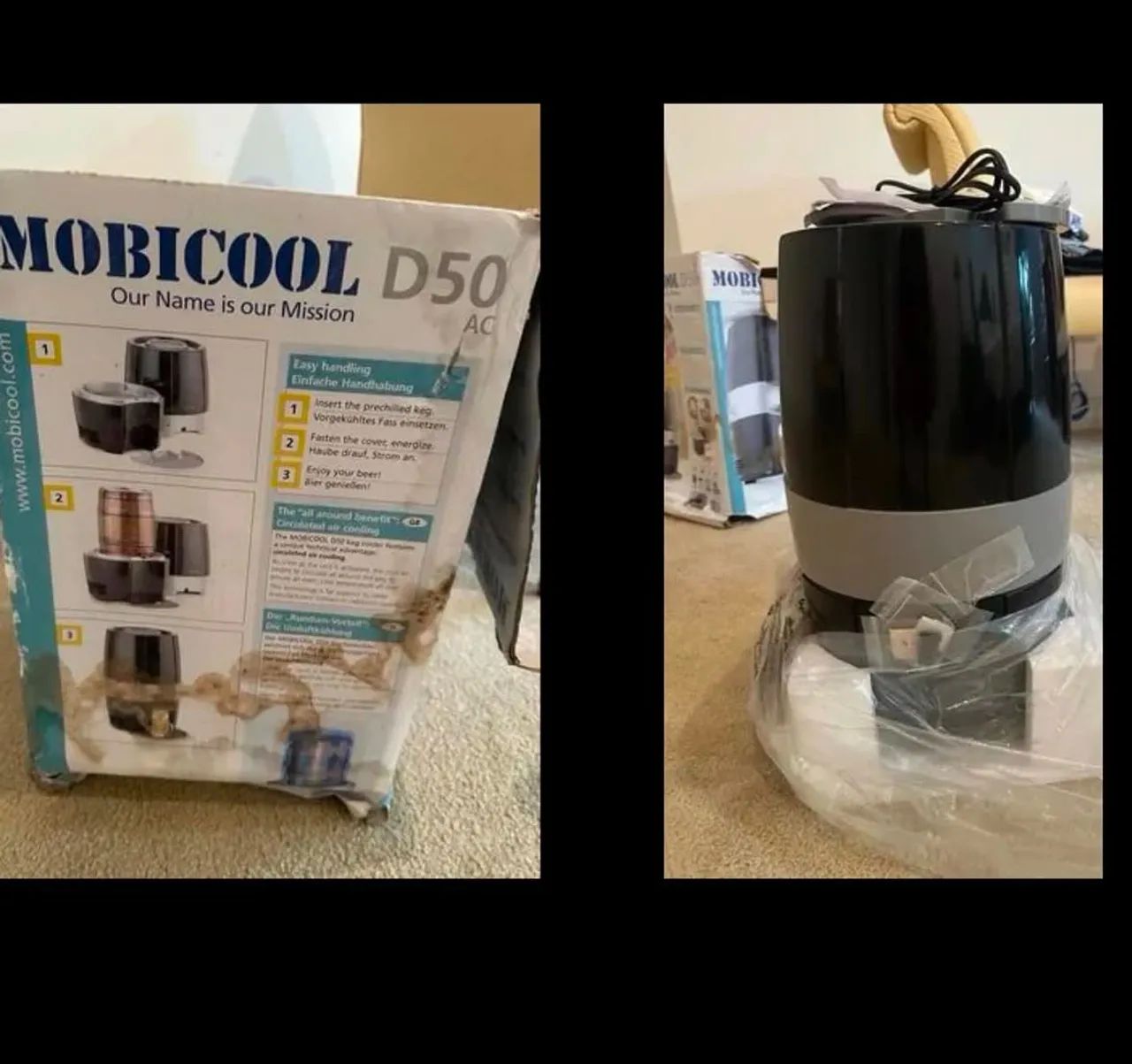 Geladeira Portátil Mobicool D50 - Nova