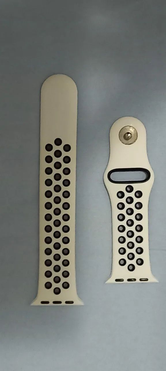Pulseira para smartwatch Branca Compatível Com Apple Watch 38,40,41mm - Foto 4