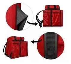 Bag Mochila Vermelha 45 Litros Com Isopor  - Foto 4