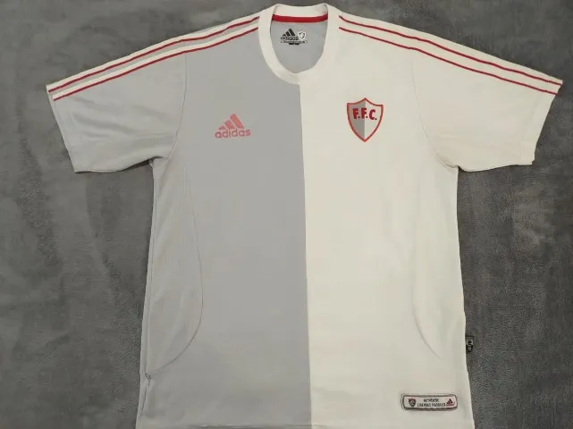 Camisa Oficial Fluminense Adidas 2002 - 100 anos - tamanho G (55x74cm). Raridade!