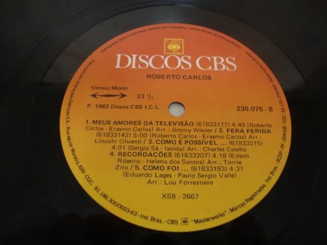 LP Vinil Roberto Carlos - Amiga ano 1982 . - Foto 3