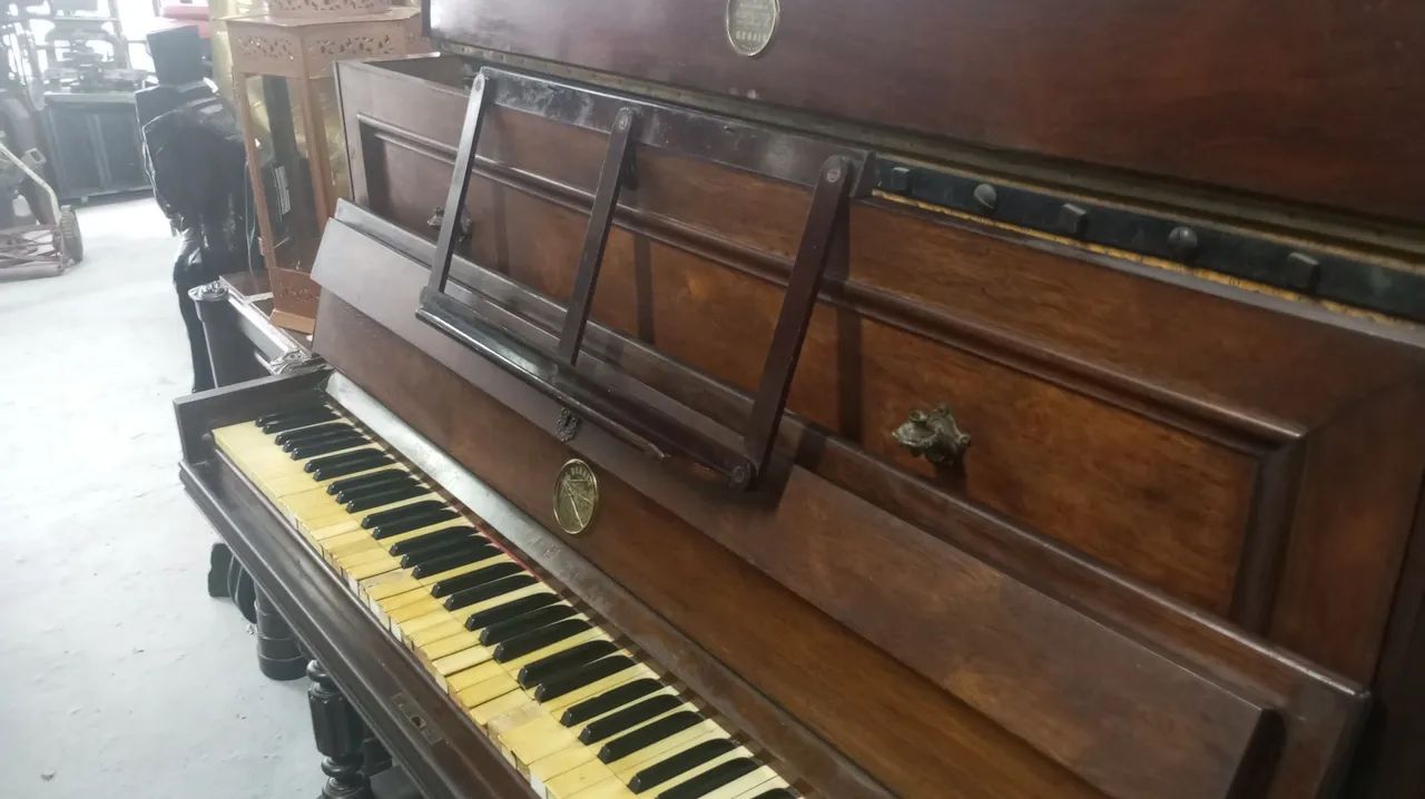 Piano  antigo francês Debain  - Foto 5