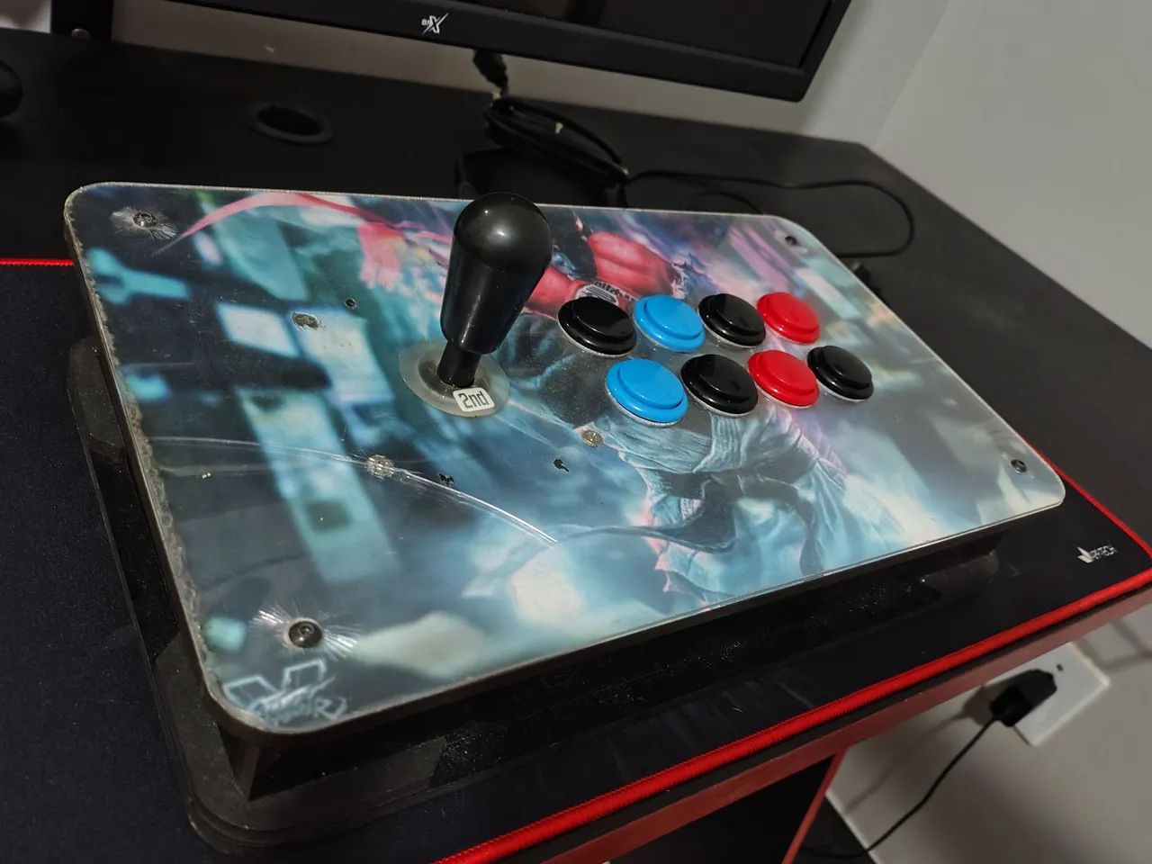 Controle Arcade + Manche Óptico