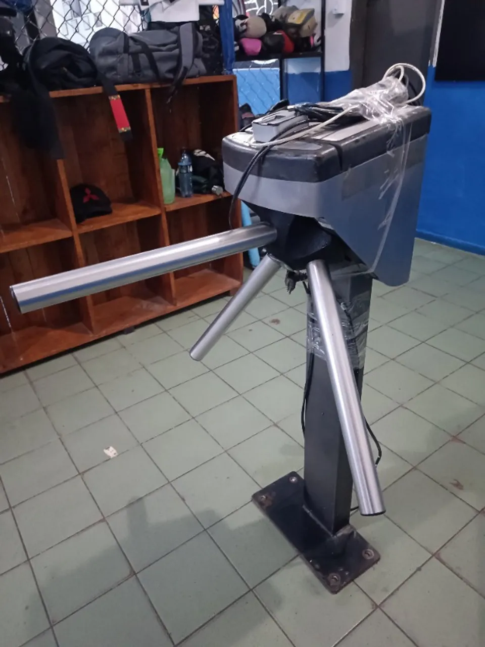 Catraca com biometria digital