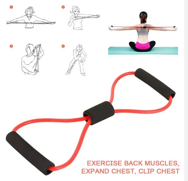 Elástico extensor em oito treino  - Foto 3
