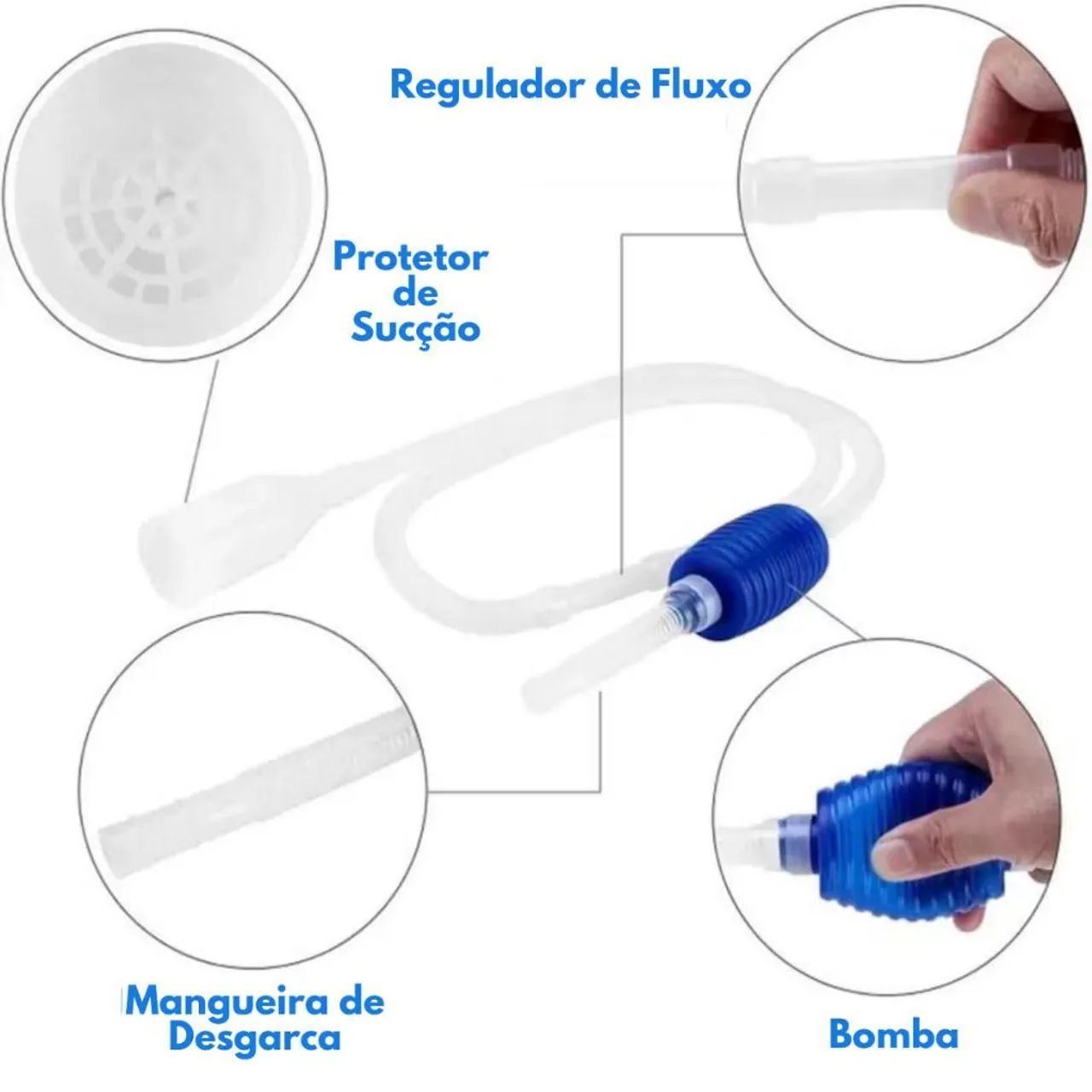 Sifão pra limpeza de aquário  - Foto 6