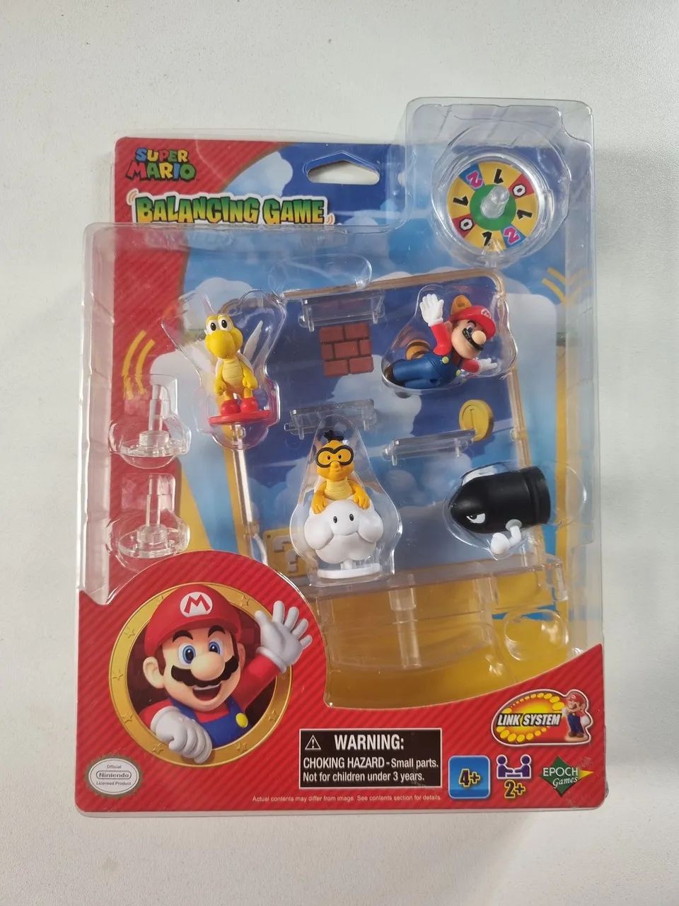 Jogo de equilíbrio Super Mario cenário sky