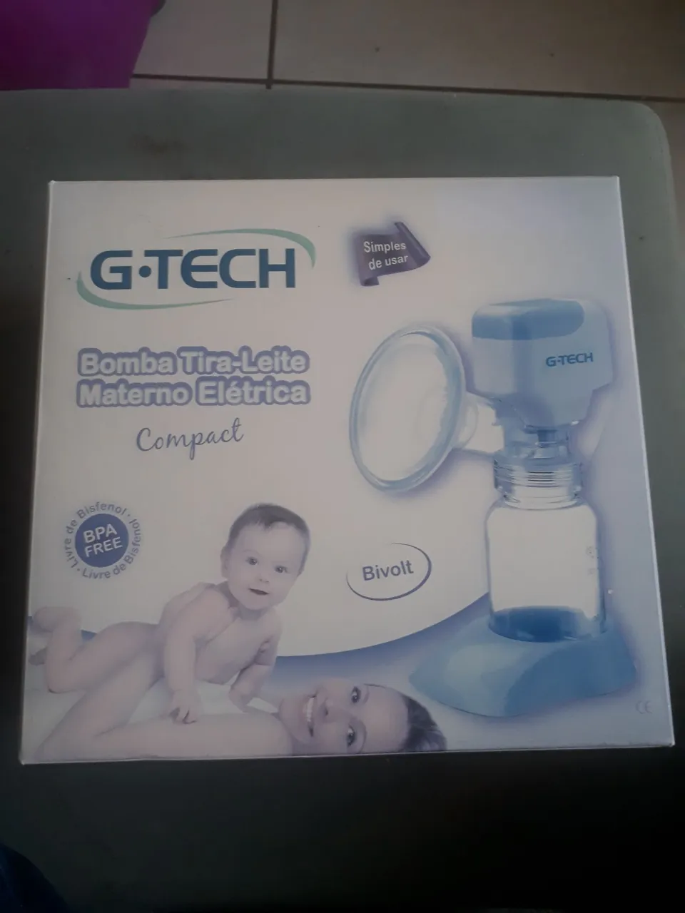 Extrator de Leite Materno Elétrico G-Tech Compact
