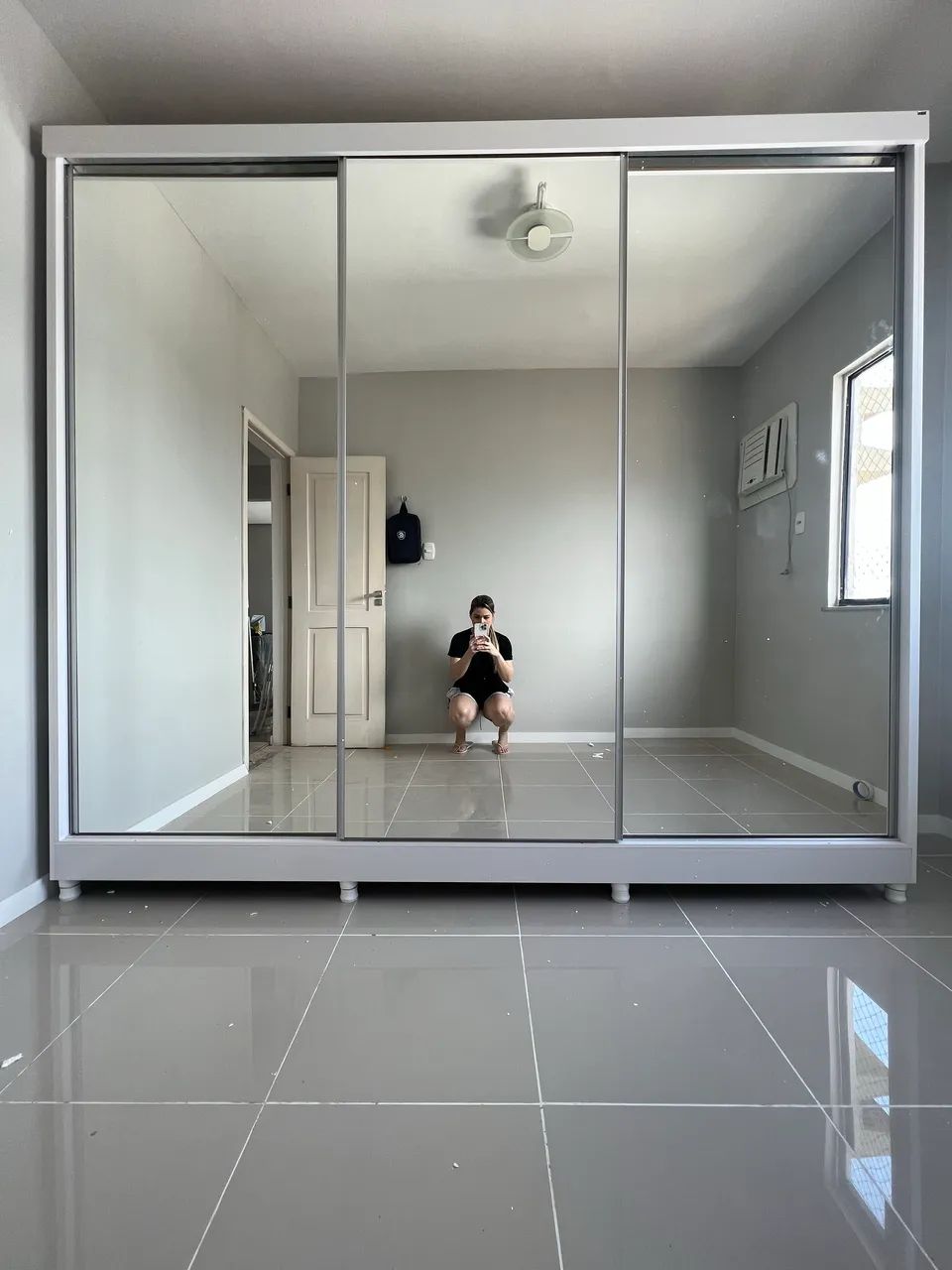 For Sale: Double-Sized Mirrored Wardrobe
