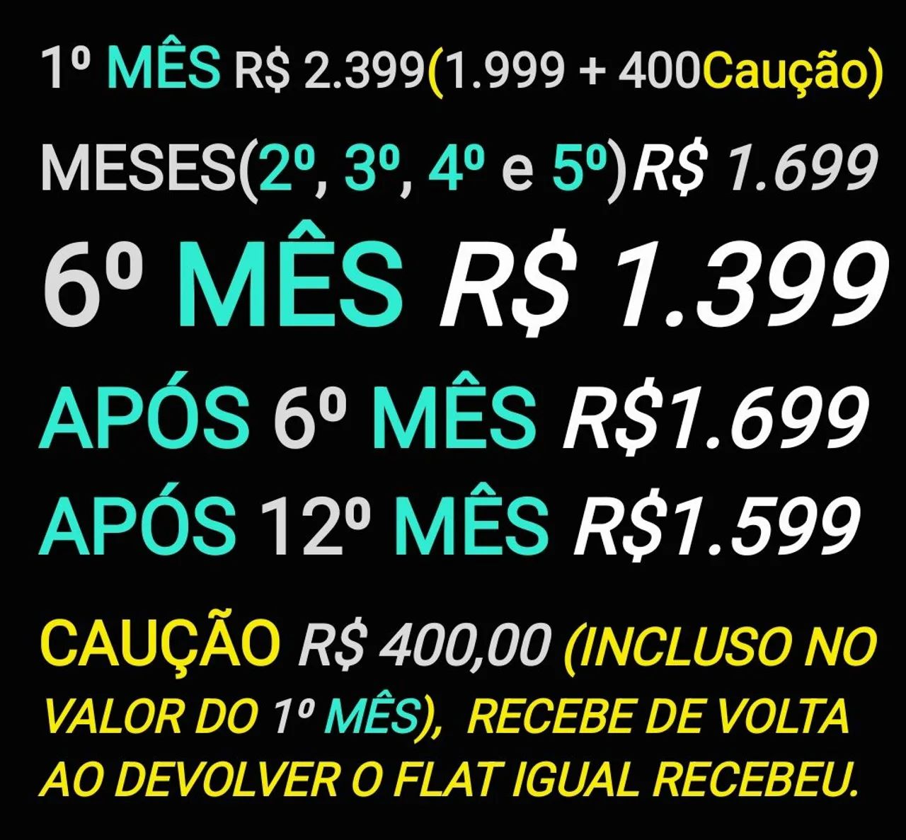 Kitnet Quitnet kitchenette Flat Studio Flat Apartamento Aldeota mobiliádos sem burocracias - Foto 3