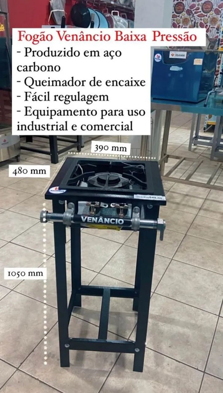 Fogão Baixa pressão 1 Boca