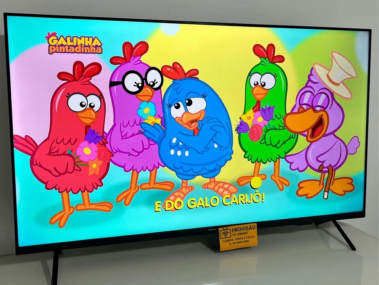 TV Smart 50 Philips Android 4K C/ Comando de voz