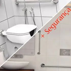 Barra de Apoio de 80cm Auxílio para Idoso e Deficiente _ CS500 - Foto 2